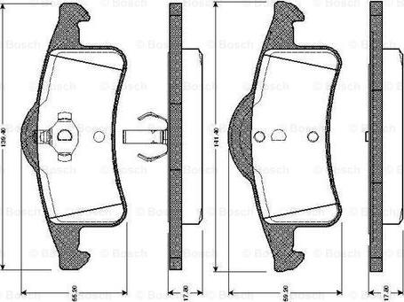 BOSCH 0 986 TB2 373 - Brake Pad Set, disc brake onlydrive.pro