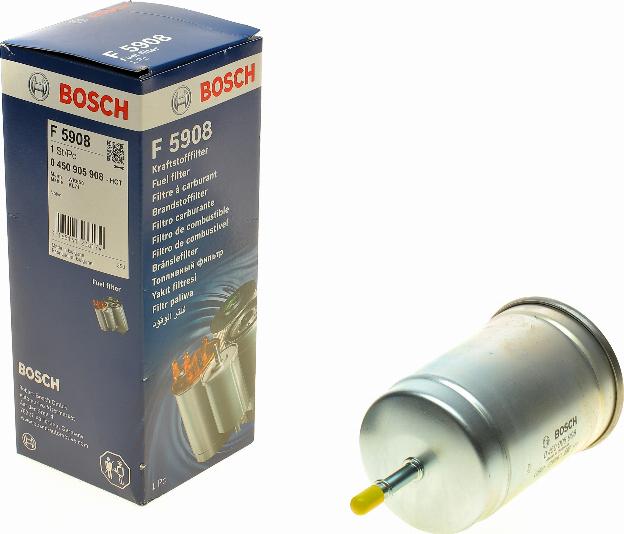 BOSCH 0 450 905 908 - Degvielas filtrs onlydrive.pro