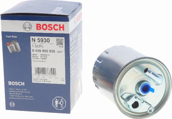 BOSCH 0 450 905 930 - Kütusefilter onlydrive.pro