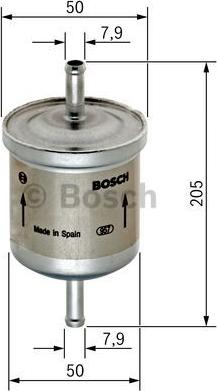 BOSCH 0 450 905 926 - Degvielas filtrs onlydrive.pro