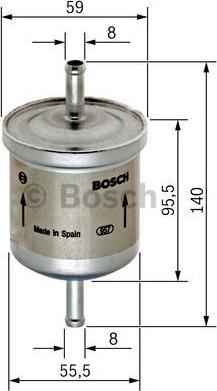 BOSCH 0 450 905 002 - Polttoainesuodatin onlydrive.pro