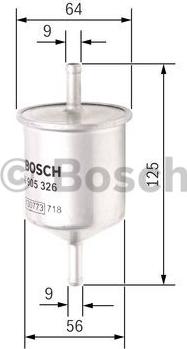 BOSCH 0 450 905 326 - Fuel filter onlydrive.pro