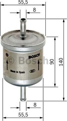 BOSCH 0 450 905 280 - Fuel filter onlydrive.pro