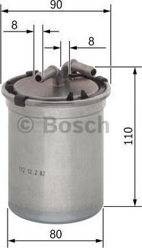 BOSCH 0 450 906 500 - Kuro filtras onlydrive.pro