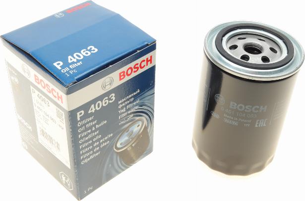 BOSCH 0 451 104 063 - Eļļas filtrs onlydrive.pro