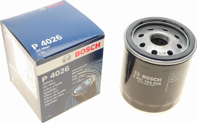 BOSCH 0 451 104 026 - Oil Filter onlydrive.pro