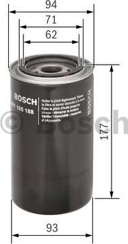 BOSCH 0 451 105 188 - Oil Filter onlydrive.pro