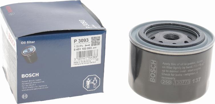 BOSCH 0 451 103 093 - Масляный фильтр onlydrive.pro