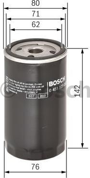 BOSCH 0 451 103 092 - Oil Filter onlydrive.pro