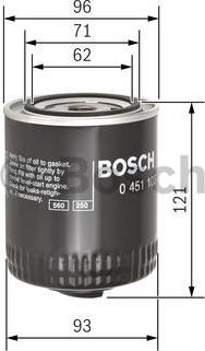 BOSCH 0 451 103 028 - Öljynsuodatin onlydrive.pro