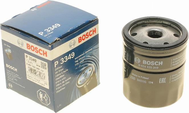 BOSCH 0 451 103 349 - Õlifilter onlydrive.pro