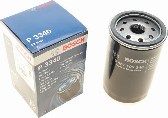 BOSCH 0 451 103 340 - Oil Filter onlydrive.pro