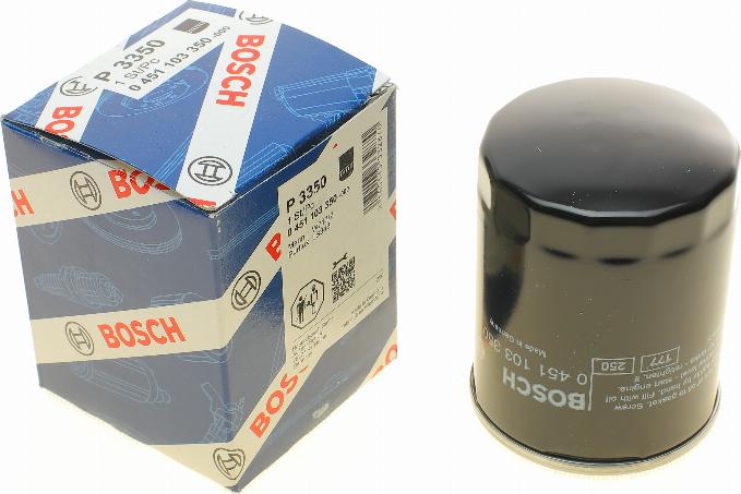 BOSCH 0 451 103 350 - Öljynsuodatin onlydrive.pro