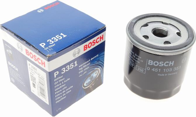 BOSCH 0 451 103 351 - Oil Filter onlydrive.pro