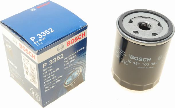 BOSCH 0 451 103 352 - Oil Filter onlydrive.pro