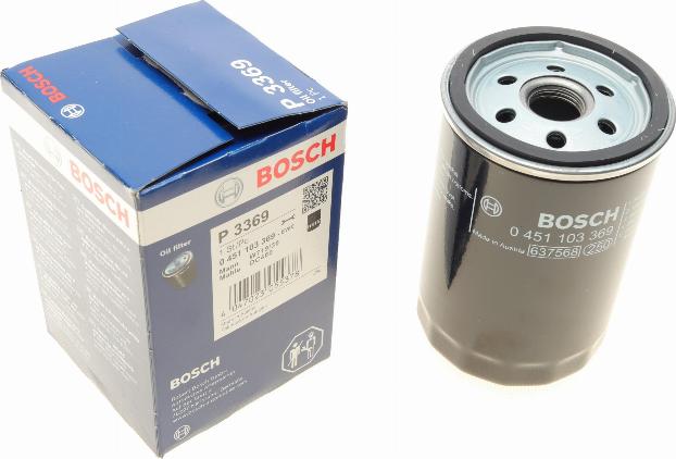 BOSCH 0 451 103 369 - Õlifilter onlydrive.pro