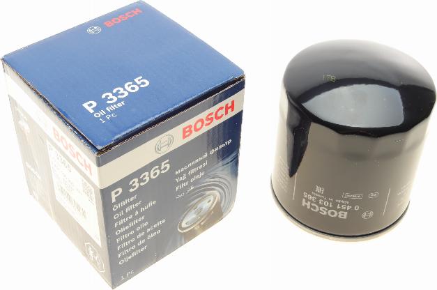 BOSCH 0 451 103 365 - Eļļas filtrs onlydrive.pro