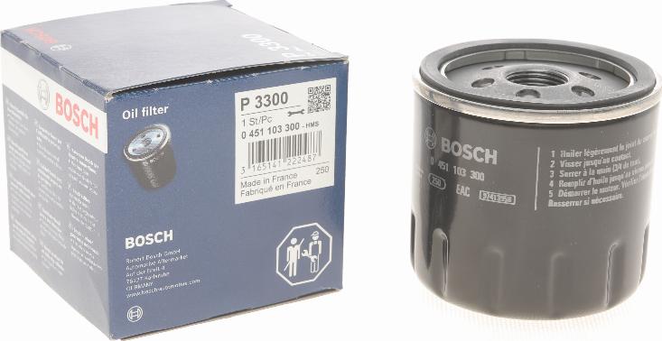 BOSCH 0 451 103 300 - Öljynsuodatin onlydrive.pro