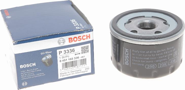 BOSCH 0 451 103 336 - Alyvos filtras onlydrive.pro