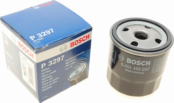 BOSCH 0 451 103 297 - Oil Filter onlydrive.pro