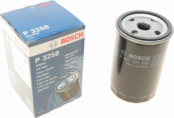 BOSCH 0 451 103 258 - Oil Filter onlydrive.pro