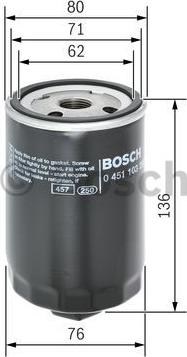 BOSCH 0 451 103 280 - Oil Filter onlydrive.pro