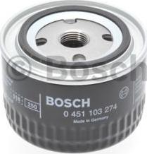 BOSCH 0 451 103 274 - Oil Filter onlydrive.pro