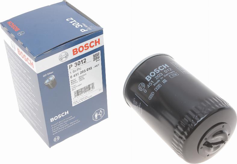 BOSCH 0 451 203 012 - Oil Filter onlydrive.pro