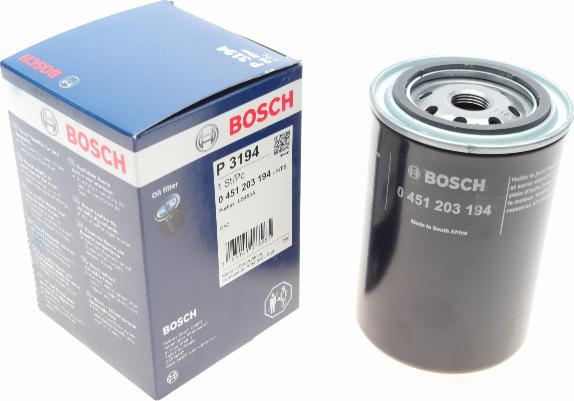 BOSCH 0 451 203 194 - Oil Filter onlydrive.pro
