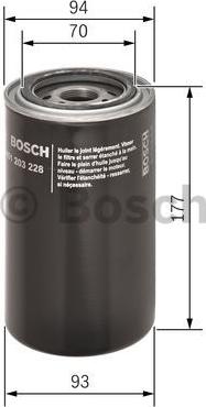 BOSCH 0 451 203 228 - Oil Filter onlydrive.pro