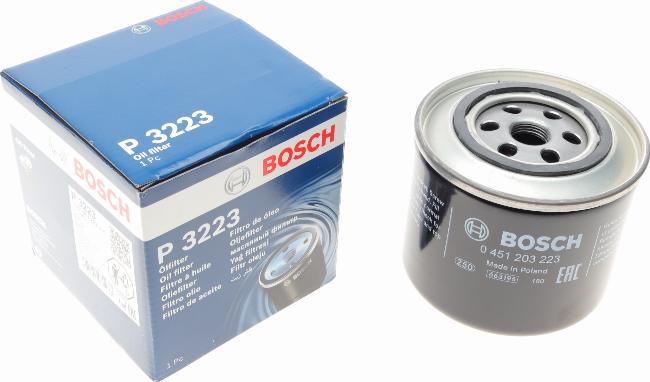 BOSCH 0 451 203 223 - Eļļas filtrs onlydrive.pro