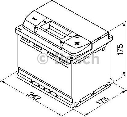 BOSCH 0 092 S40 040 - Стартерная аккумуляторная батарея, АКБ onlydrive.pro