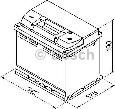 BOSCH 0 092 S40 050 - Startera akumulatoru baterija onlydrive.pro