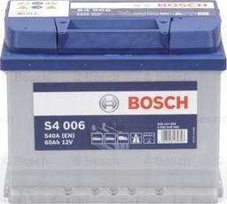 BOSCH 0 092 S40 060 - Стартерная аккумуляторная батарея, АКБ onlydrive.pro