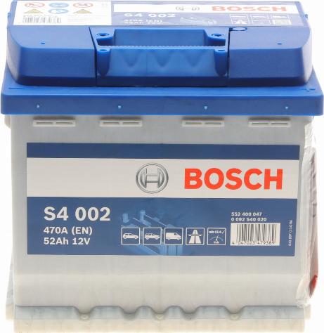 BOSCH 0 092 S40 020 - Стартерная аккумуляторная батарея, АКБ onlydrive.pro