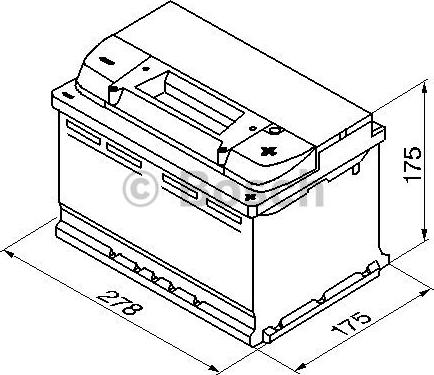 BOSCH 0 092 S40 070 - Käynnistysakku onlydrive.pro