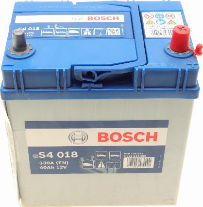 BOSCH 0 092 S40 180 - Стартерная аккумуляторная батарея, АКБ onlydrive.pro