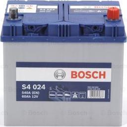 BOSCH 0 092 S40 240 - Стартерная аккумуляторная батарея, АКБ onlydrive.pro