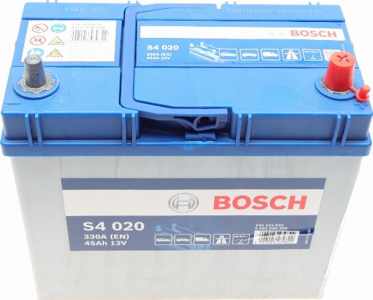 BOSCH 0 092 S40 200 - Стартерная аккумуляторная батарея, АКБ onlydrive.pro