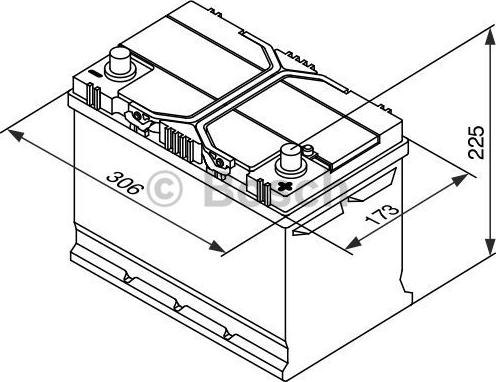 BOSCH 0 092 S40 280 - Starter Battery onlydrive.pro