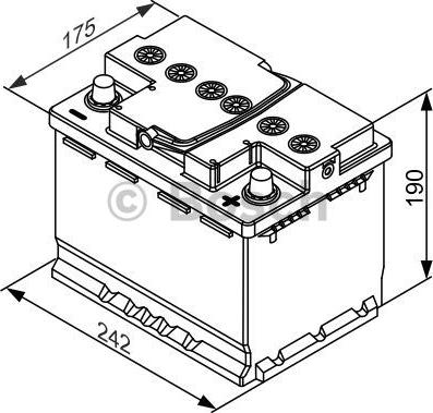 BOSCH 0 092 S5A 050 - Startera akumulatoru baterija onlydrive.pro