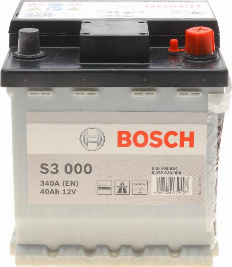 BOSCH 0 092 S30 000 - Стартерная аккумуляторная батарея, АКБ onlydrive.pro