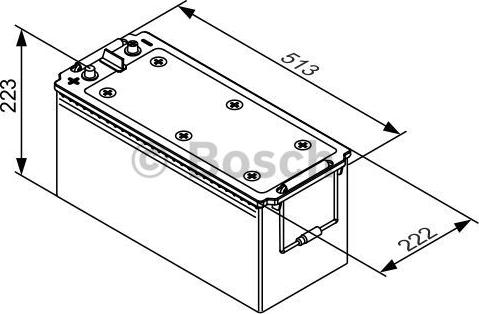 BOSCH 0 092 T30 550 - Starter Battery onlydrive.pro