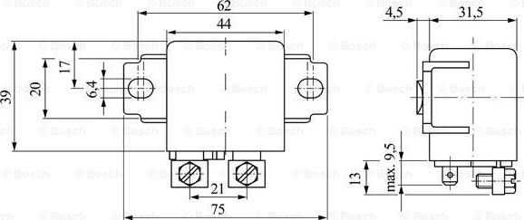 BOSCH 0 332 002 156 - Battery Relay onlydrive.pro