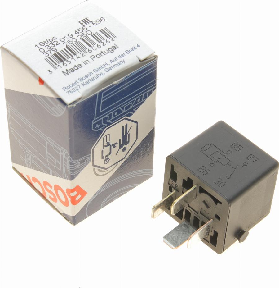 BOSCH 0 332 019 456 - Relay, main current onlydrive.pro