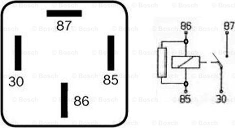 BOSCH 0 332 019 456 - Relee,Töövool onlydrive.pro