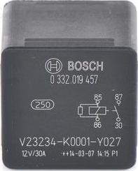 BOSCH 0 332 019 457 - Relay, main current onlydrive.pro