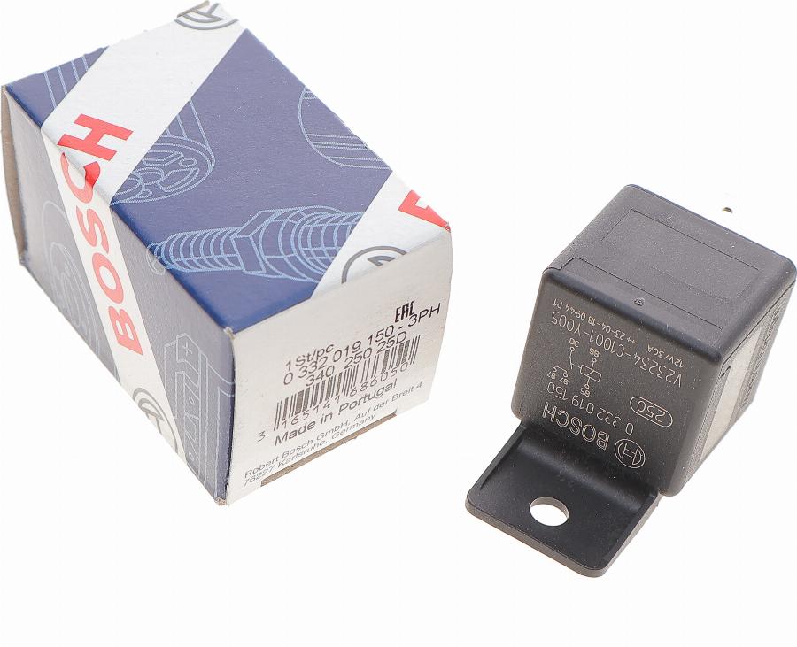 BOSCH 0 332 019 150 - Relė, pagrindinė srovė onlydrive.pro