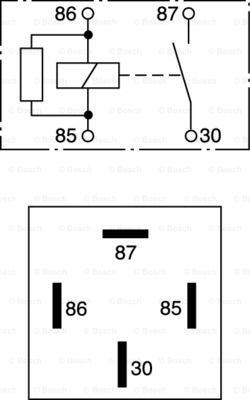 BOSCH 0 332 019 110 - Relay, fuel pump onlydrive.pro