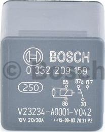 BOSCH 0 332 209 159 - Relė, pagrindinė srovė onlydrive.pro